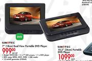 Sinotec 7" (18cm) Dual View Portable DVD Player Each