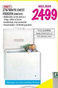 Defy 270L White Chest Freezer(DMF291)