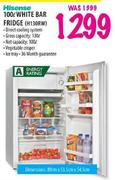 Hisense 100L White Bar Fridge(H130RW)