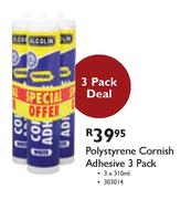 Polystyrene Cornish Adhesive-3x310ml