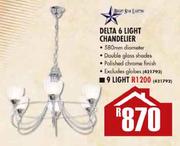 Delta 6 Light Chandelier-580mm