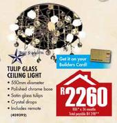 Tulip Glass Ceiling Light-550mm