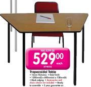 Trapezoidal Table