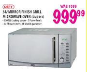 Defy Mirror Finish Grill Microwave Oven-34Ltr(DMO343)