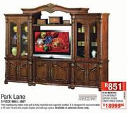 Park Lane 3 Piece Wall Unit