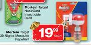 Mortein Target 30 Nights Mosquito Repellent-Each