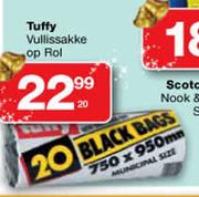 Tuffy Black Bags 750x950mm-20's Pack