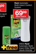 Raid Automatic Multi Insect Control System-290ml Each