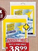Handy Andy Cleaning Cloths-2 x 2's(Buy2 For Only)