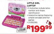 Little Girl Laptop