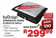 ByD:Sign Sandwich Press & Health Grill (BSM1001)