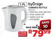 ByD:sign Corded Kettle (BK1700F)-1.7L