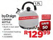 ByD:Sign Corded Kettle (BCK1705 TSK)-1.7L