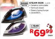 Steam Iron (EL2016)-2000W Each