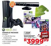 XBOX 360 250GB Hard Drive Console Package