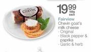 Fairview Chevin Goat's Milk Cheese-100g Each 