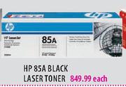 HP 85A Black Laser Toner-Each