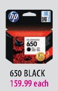 650 Black-Each