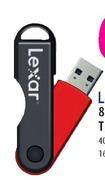 Lexar 8GB Twist Turn USB-Each