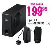 Logitech 2.1 Speakers(S220)