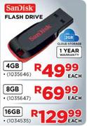 Sandisk Flash Drive - 16GB Each