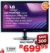 LG LED Monitor (E194OS) - 18.5"