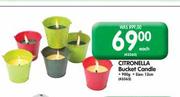 Citronella Bucket Candle-Each