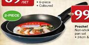 Prochef Non-Stick Fying Pan Set-24cm & 28cm-2 Piece Per Set