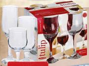 Tulip Whisky/Wine/Flute/Beer/Hi-Ball Glasses-4's Per Pack