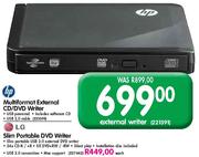 hp Multiformat External CD/DVD Writer