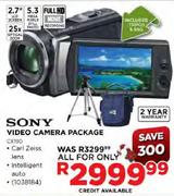 Sony Video Camera Package (CX190)