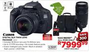 Canon Digital SLR Twin Lens Package (600D)