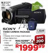 Sony Video Camera Package (SX22)