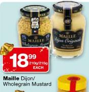 Maile Dijon/Wholegrain Mustard-210g/215g Each