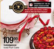 Indulgence Iced Fruit Cake - 800gm