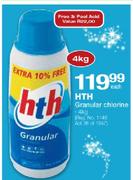 HTH Granular Chlorine-4kg Each