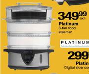 Platinum 3-Tier Food Steamer-Each