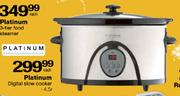 Platinum Digital Slow Cooker-4.5L Each