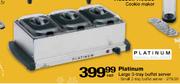Platinum Large 3-Tray Buffet Server Each