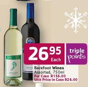 Barefoot Wines Assorted-Per Case
