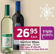Barefoot Wines Assorted-750ml Each