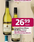 Zonnebloem Blanc De Blanc-Per Case
