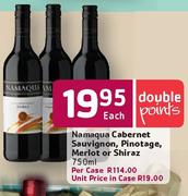 Namaqua Cabernet Sauvignon, Pinotage Merlot Or Shiraz-Per Case