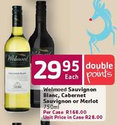 Welmoed Sauvignon Blanc, Cabernet Sauvignon Or Merlot-Per Case