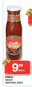Pakco Sauce Assorted-250ml Each