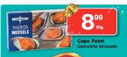 Cape Point Gerookte Mossels-85g