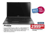 Proline Notebook-W258+Free Bag