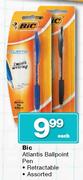 Bic Atlantis Ballpoint Pen-Each