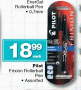 Pilot Frixion Rollerball Pen-Each