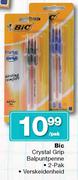 Bic Crystal Grip Balpuntpenne 2 Pak-Per Pak
